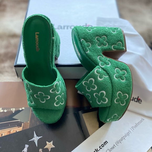 Larroudé Margot Wedge Heels - Picture 8 of 14